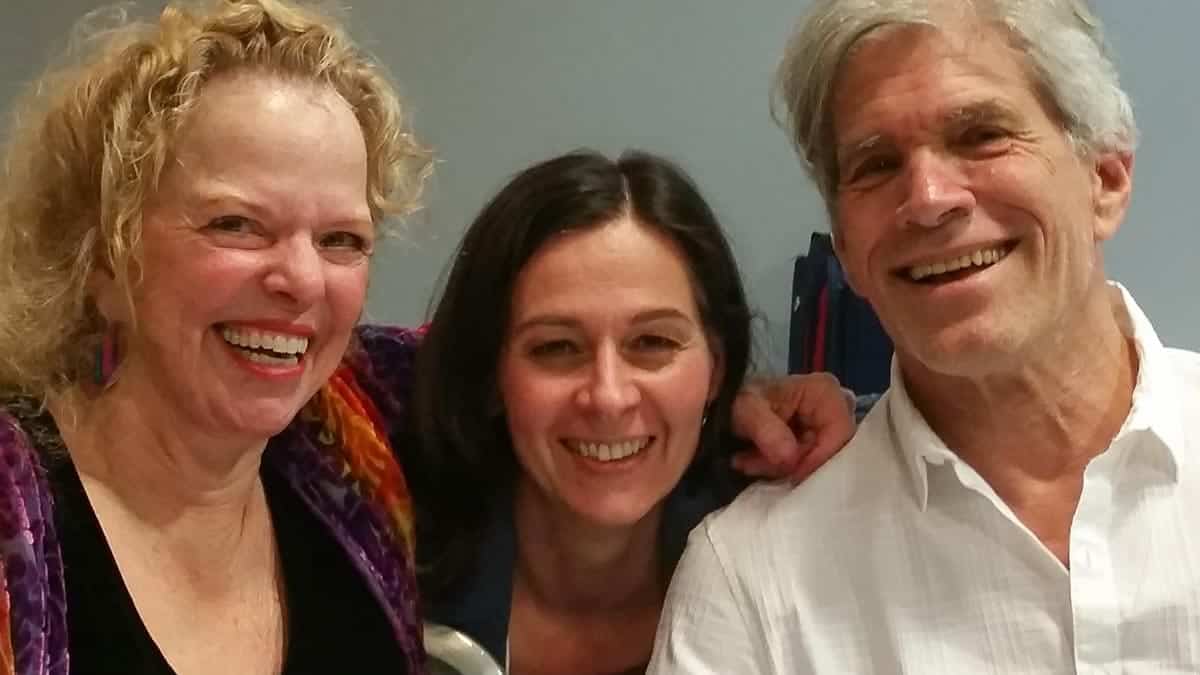 Tanja Sossikian mit Donna Eden und David Feinstein (Februar 2019)